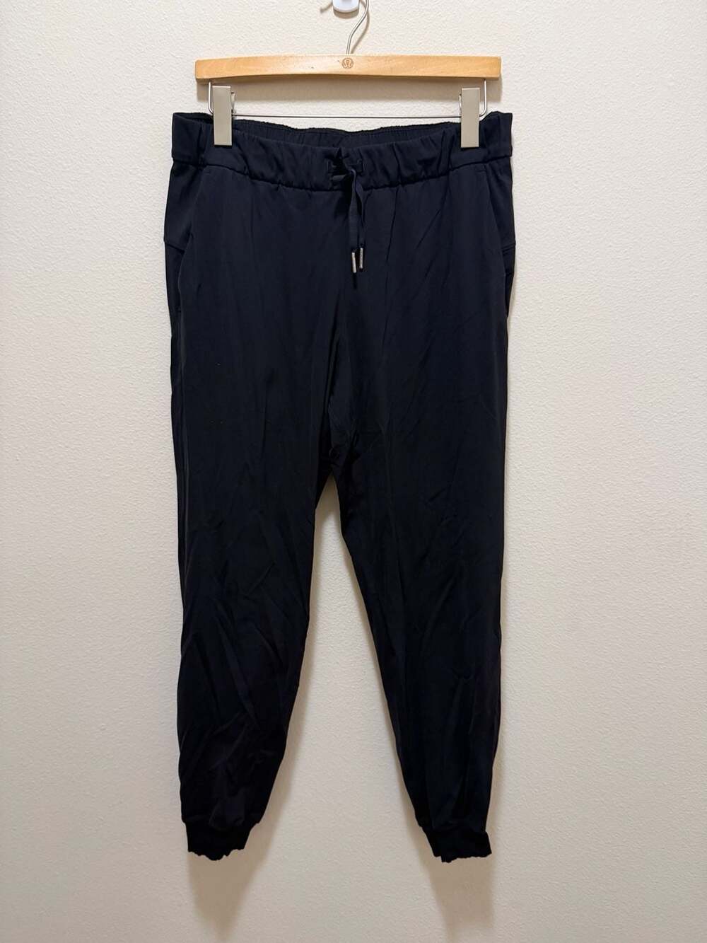 Lululemon Athletica Black Drawstring Jogger Pants Size 10